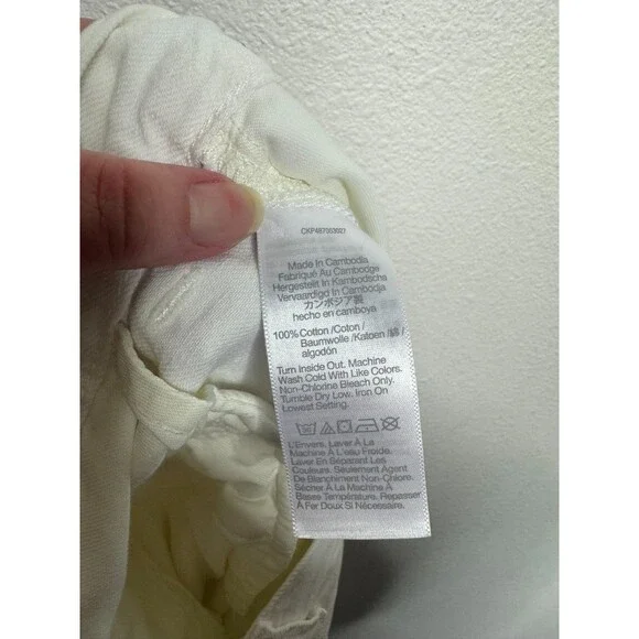 Madewell W28 The Harlow Wide Leg Jean Tile White Cotton Airy Denim Edition NWT - Picture 11 of 14